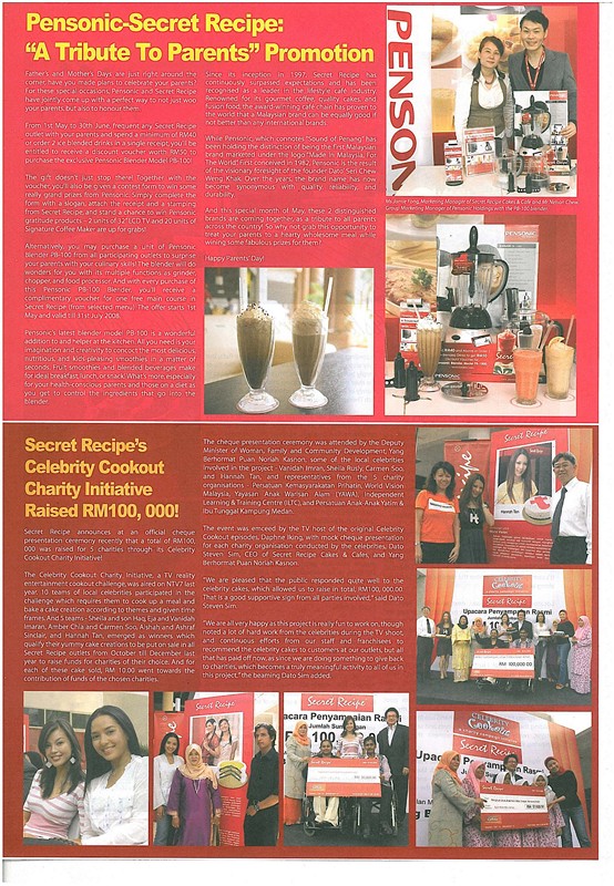 Pensonic Secret Recipe - "A Tribute To Parents" Promotion